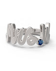W / White Gold / Sapphire
