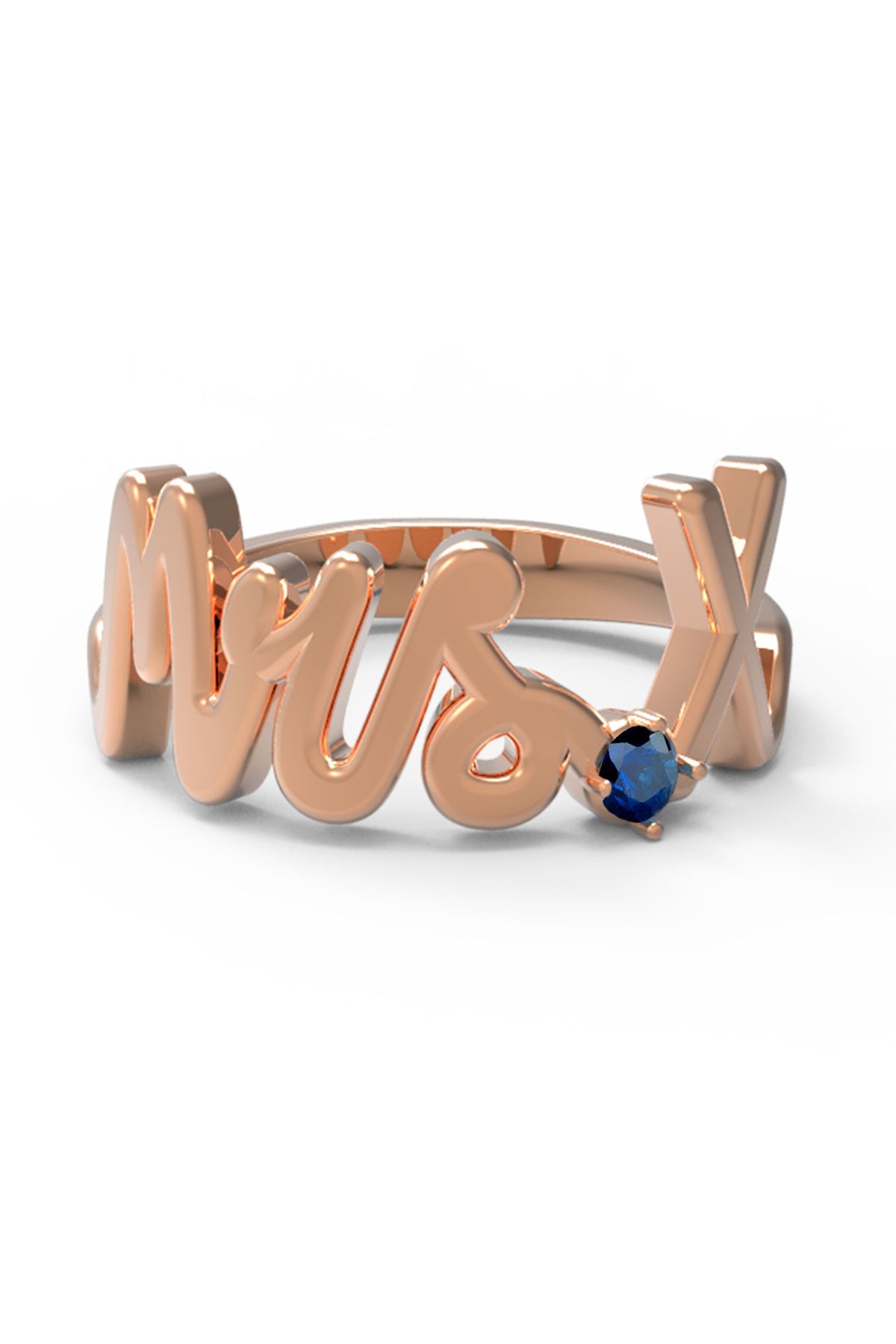 X / Rose Gold / Sapphire