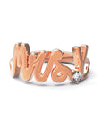 Y / Rose Gold / White Diamond