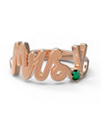 Y / Rose Gold / Emerald