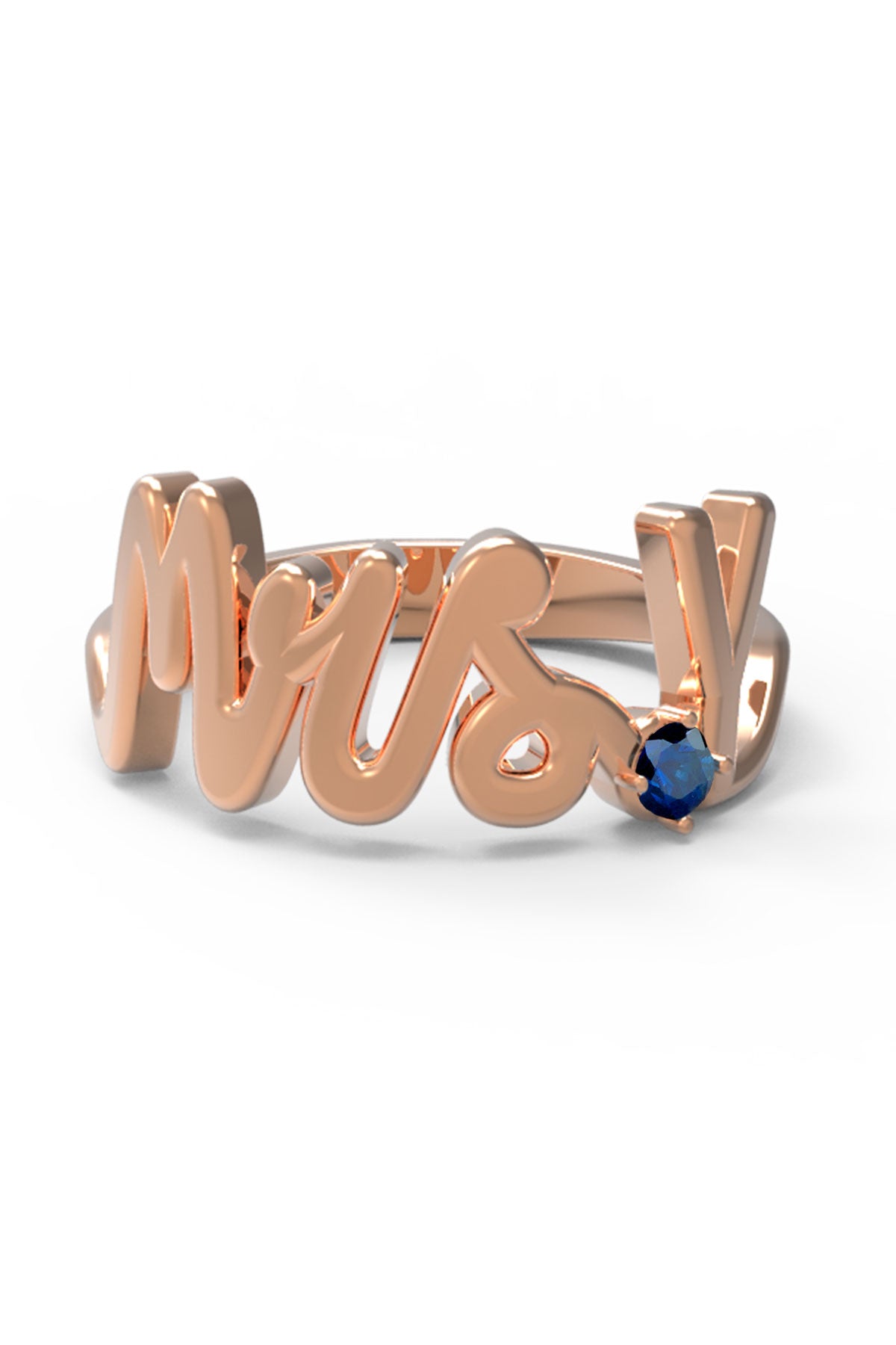 Y / Rose Gold / Sapphire