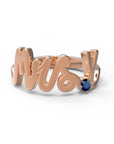 Y / Rose Gold / Sapphire