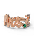 Z / Rose Gold / Emerald