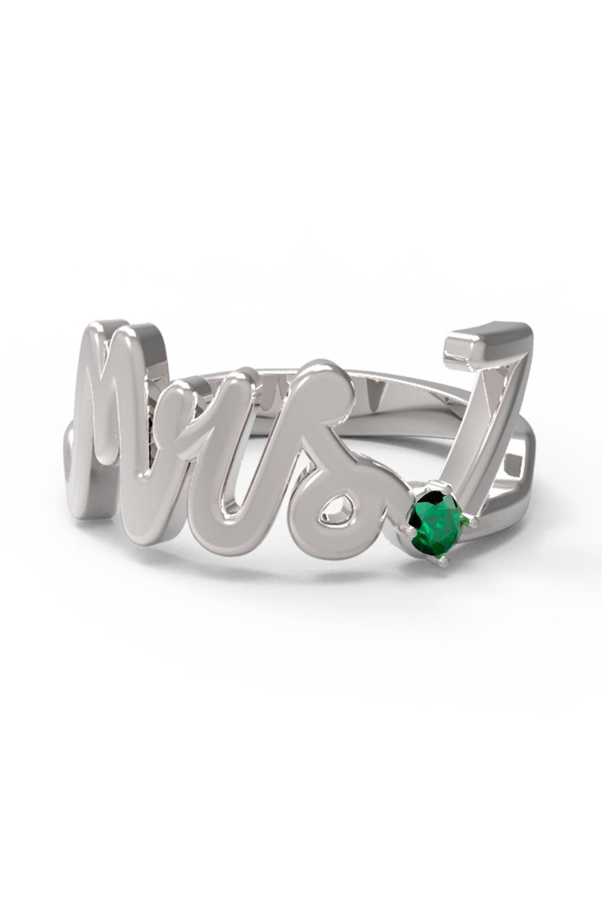 Z / White Gold / Emerald