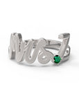 Z / White Gold / Emerald