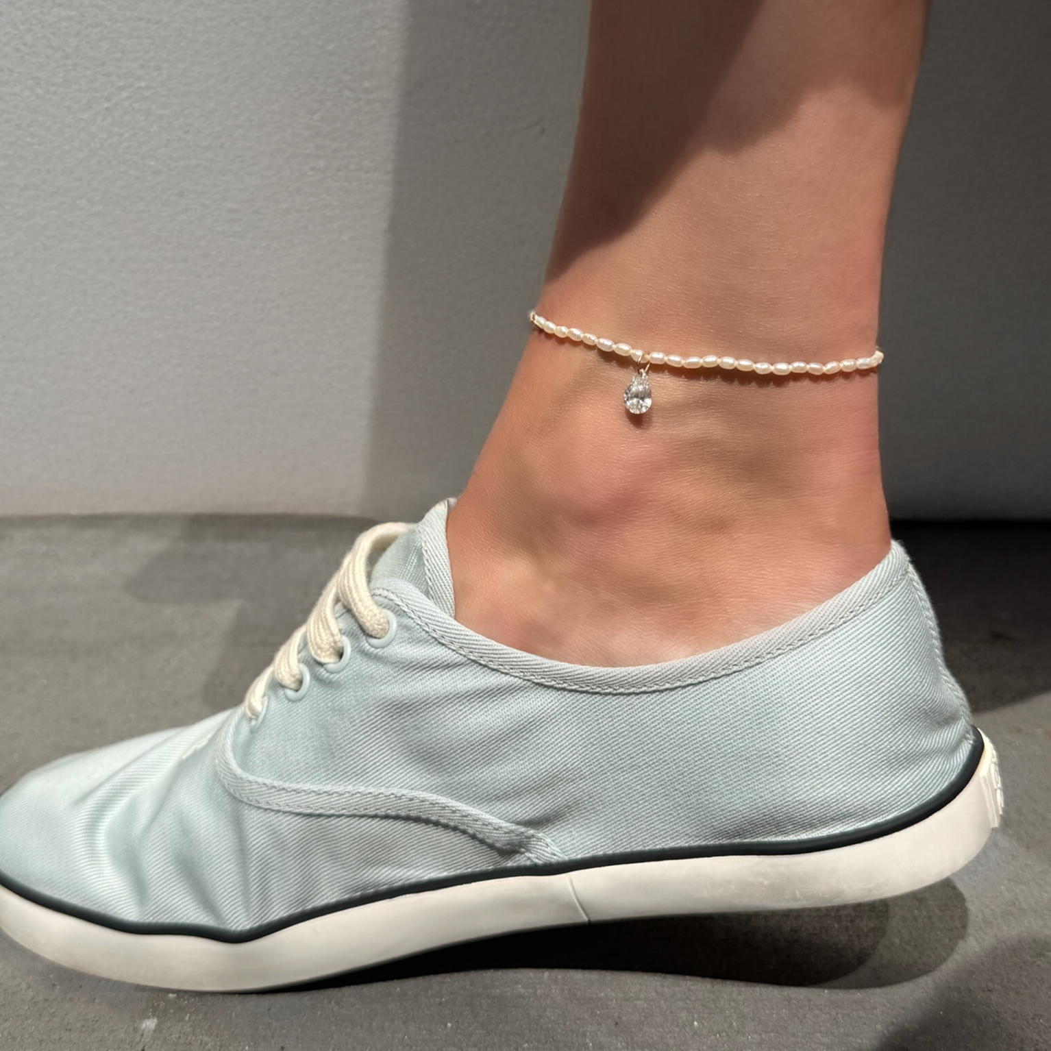 Pearl Drip Anklet