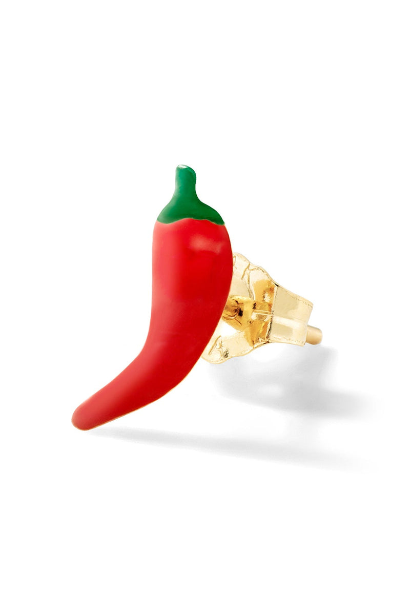Chilli Pepper Stud - In Stock