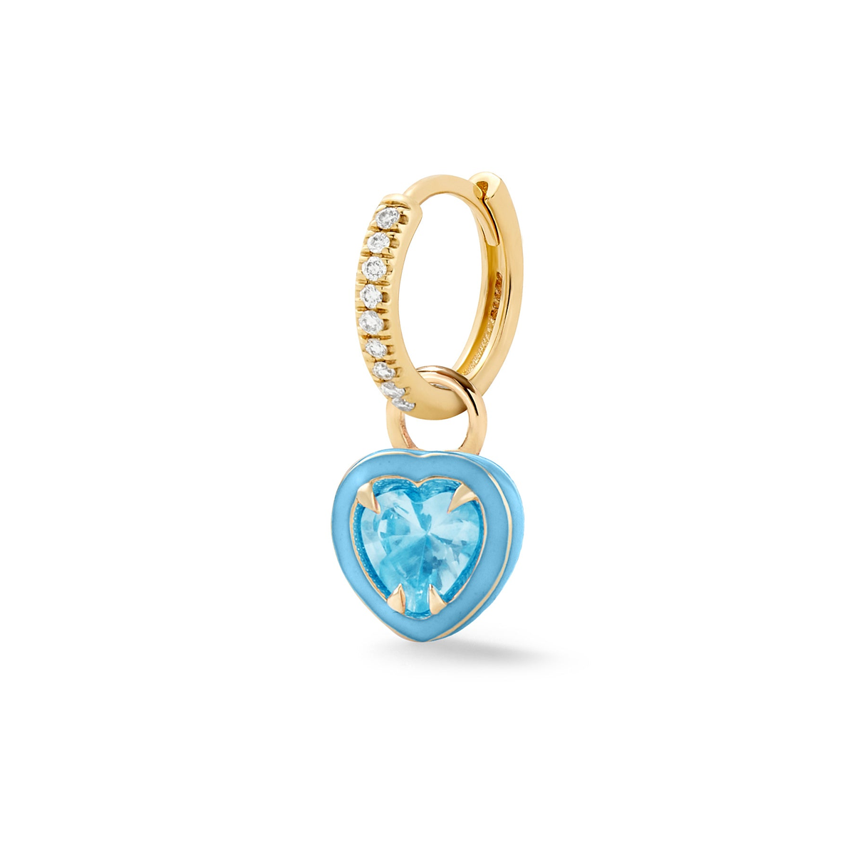 Blue Topaz / Diamond