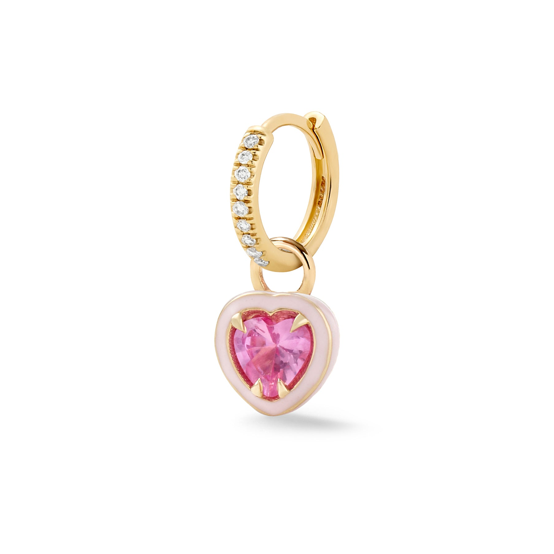 Pink Sapphire / Diamond