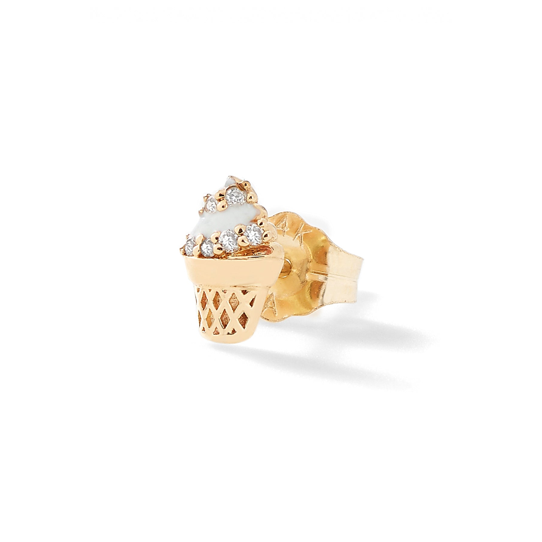Ice Cream Cone Stud