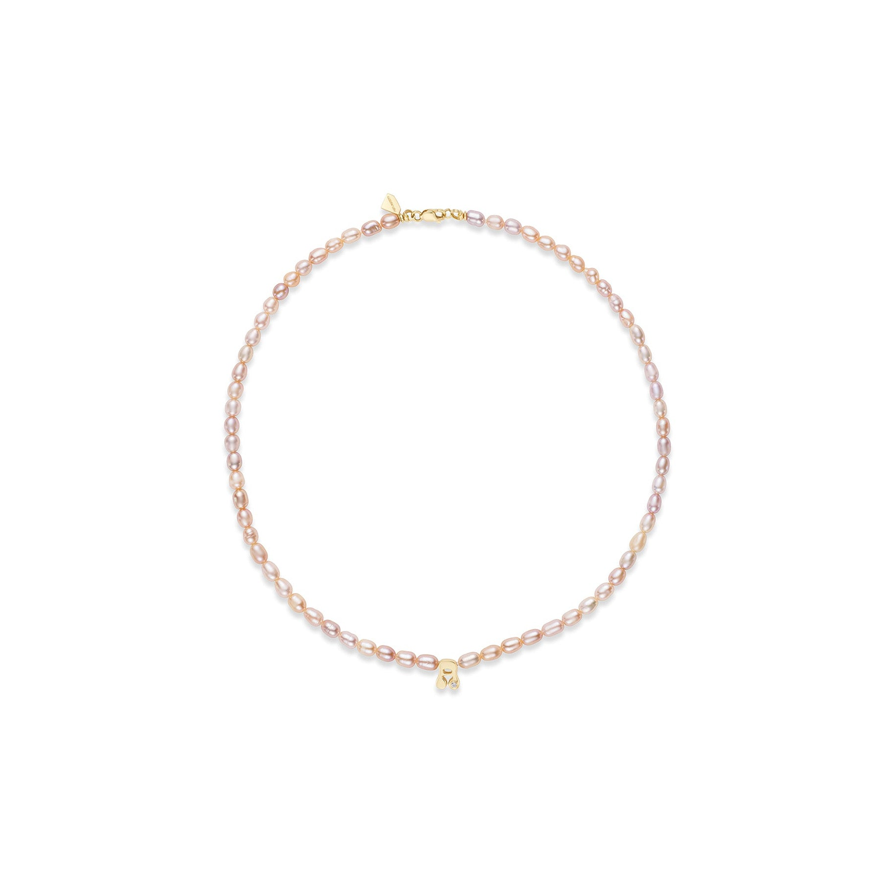 Mini Stellar Letter Pearl Necklace