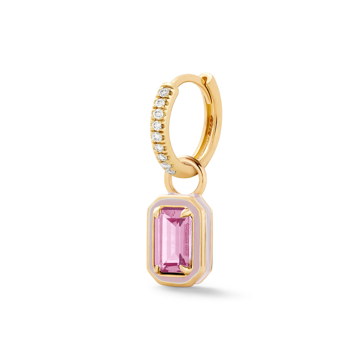 Pink Sapphire / Diamond