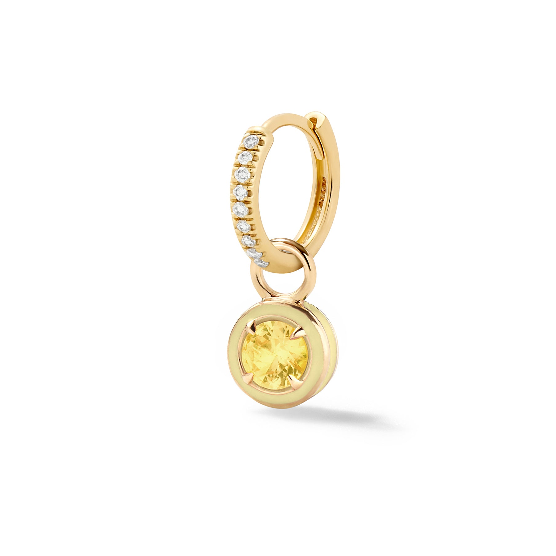 Yellow Citrine / Diamond