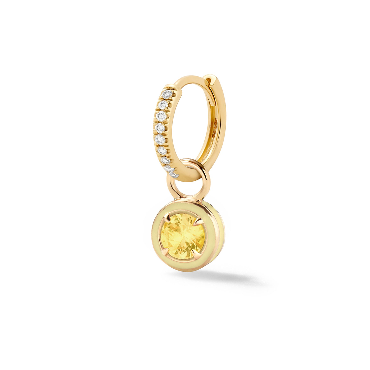 Yellow Citrine / Diamond