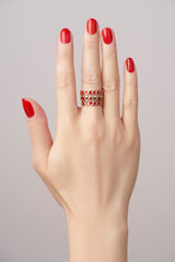 Heart Stack Ring - In Stock
