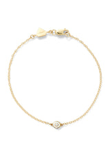 Diamond Enamel Bezel Bracelet