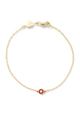 Diamond Enamel Bezel Bracelet - In Stock