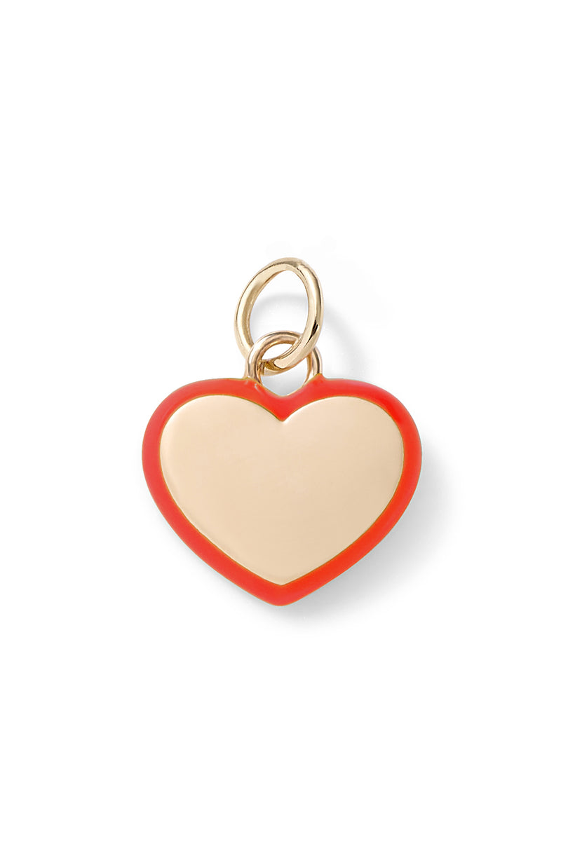 Puffy Heart Charm Pendant - In Stock