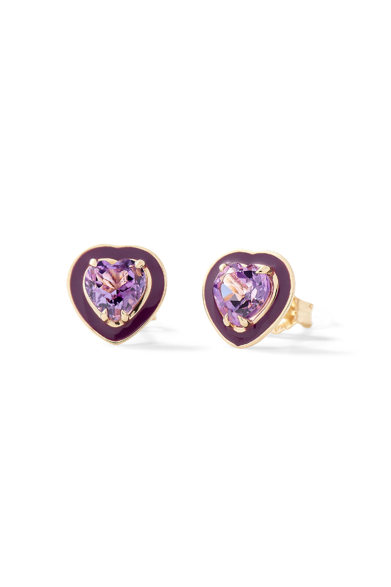 Small Heart Cocktail Studs