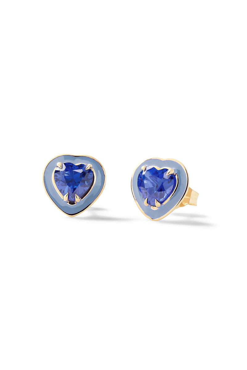 Small Heart Cocktail Studs