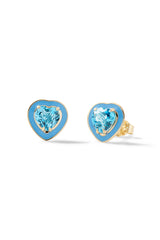 Small Heart Cocktail Studs