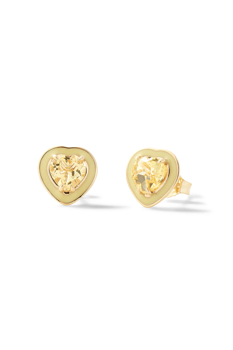 Small Heart Cocktail Studs