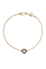 Heart Cocktail Bracelet - White Topaz - In Stock