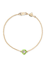 Heart Cocktail Bracelet - White Topaz - In Stock