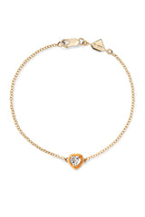 Heart Cocktail Bracelet - White Topaz - In Stock