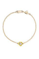 Heart Cocktail Bracelet - White Topaz - In Stock
