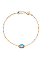 Rectangular Cocktail Bracelet - White Topaz - In Stock