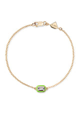 Rectangular Cocktail Bracelet - White Topaz - In Stock