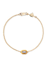 Rectangular Cocktail Bracelet - White Topaz - In Stock