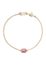 Rectangular Cocktail Bracelet - White Topaz - In Stock