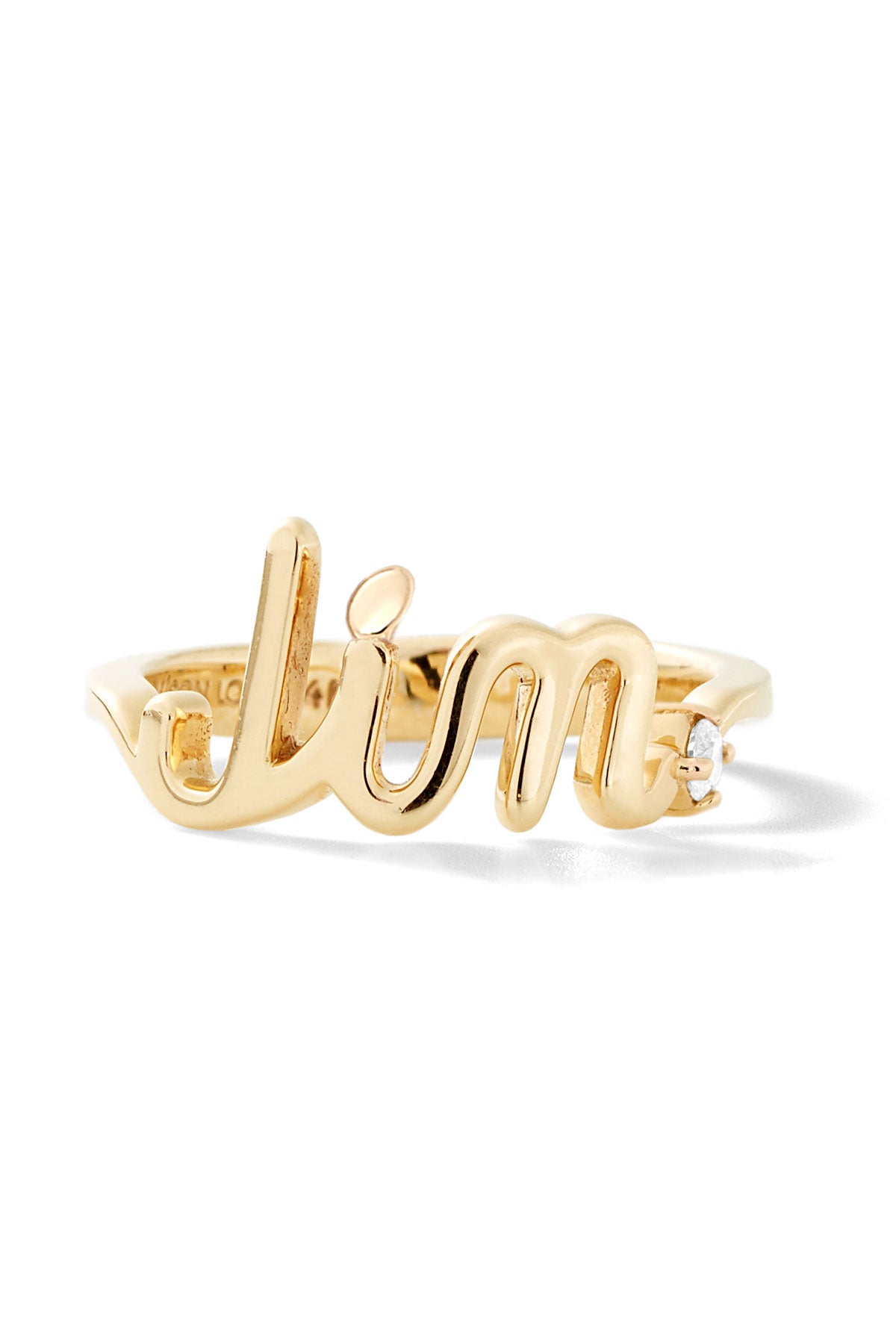 Custom Word Ring Custom Word Ring – Alison Lou