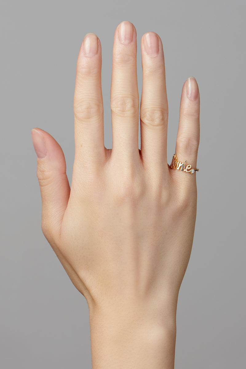 Custom Word Ring – Alison Lou