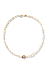 Flower Power Pearl Necklace - In Stock