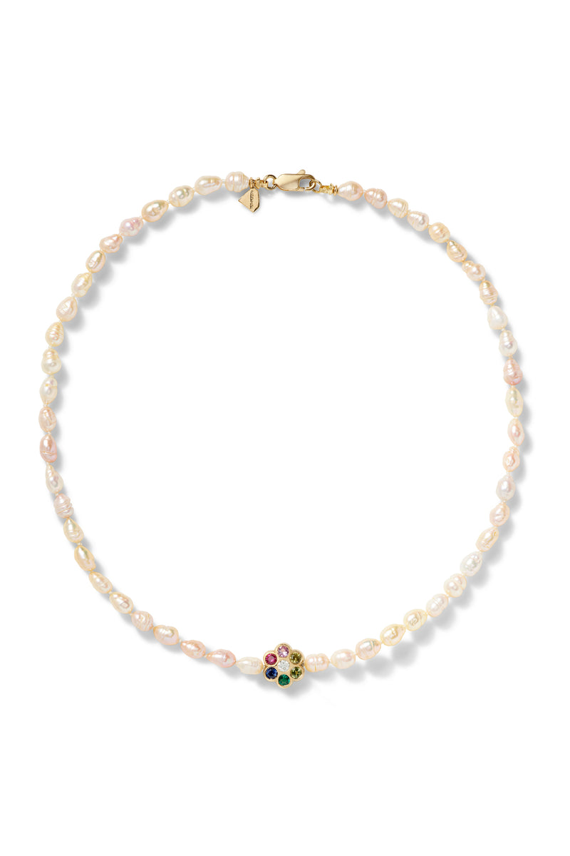Flower Power Pearl Necklace - In Stock