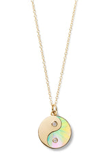 Yin Yang Tie-Dye Necklace