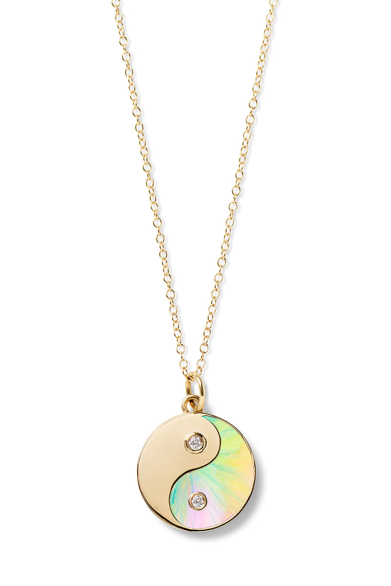 Yin Yang Tie-Dye Necklace