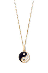 Yin Yang Pavé Necklace
