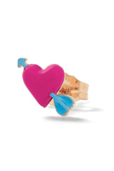 Heart with Arrow Stud - In Stock
