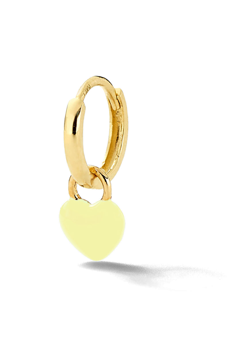 Tiny Heart Huggie