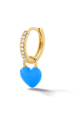 Tiny Heart Huggie