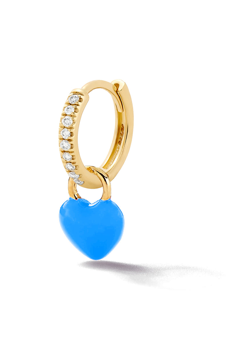 Tiny Heart Huggie