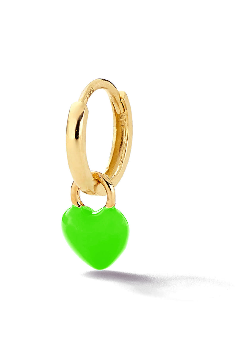 Tiny Heart Huggie