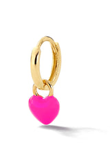Tiny Heart Huggie