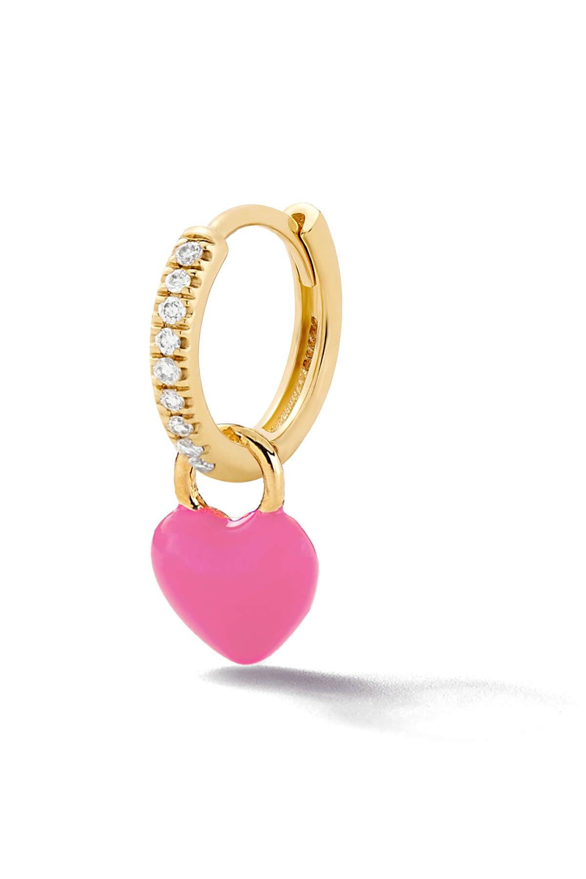 Tiny Heart Huggie