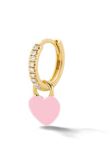 Tiny Heart Huggie