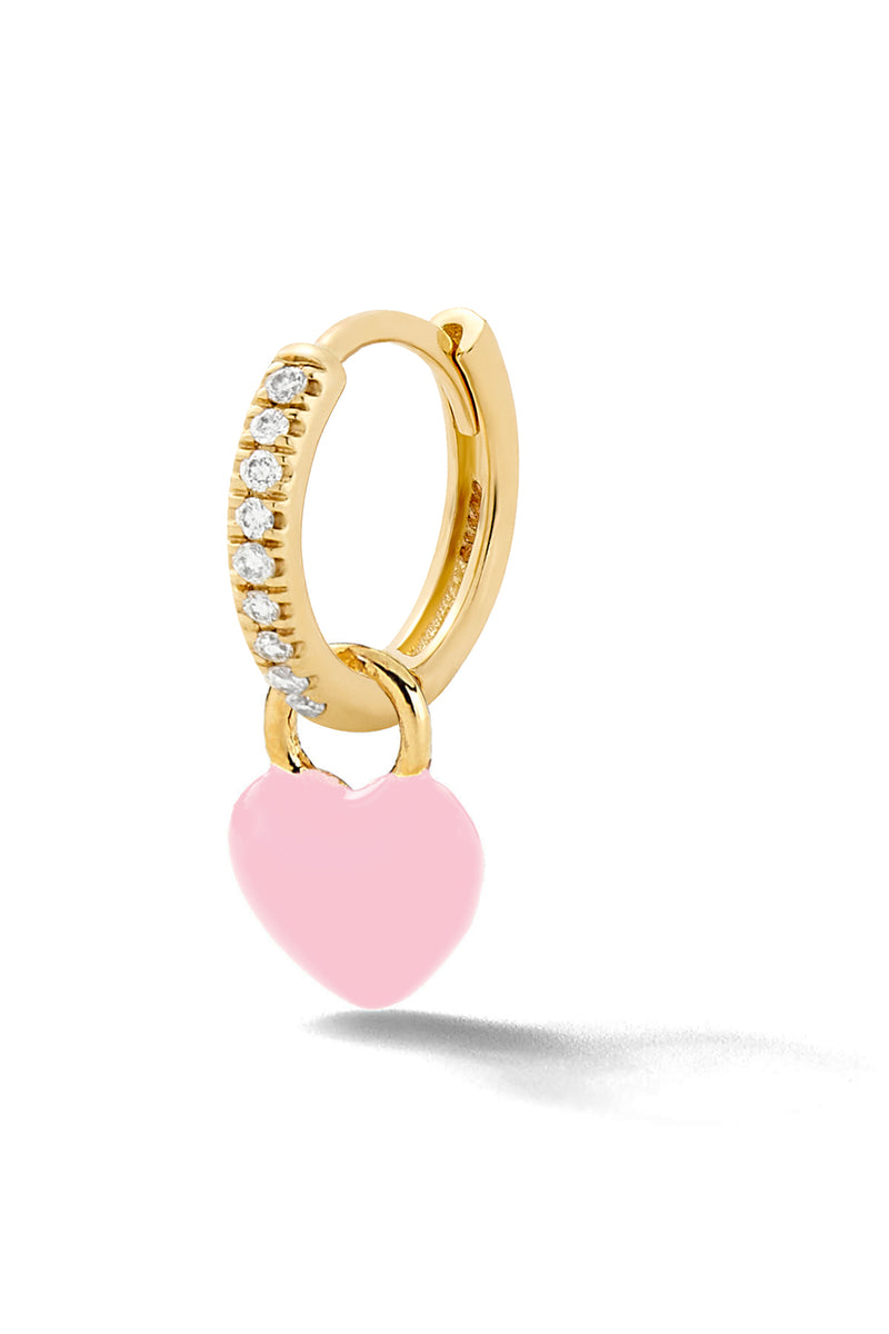Tiny Heart Huggie